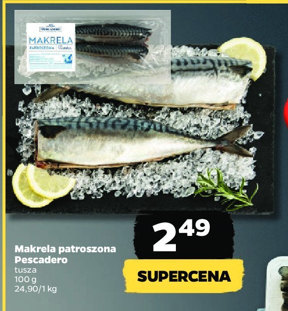 Makrela patroszona Pescadero promocja
