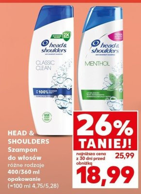 Szampon do włosów różne rodzaje promocja w Kaufland