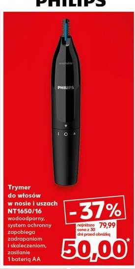 Trymer nt1650/16 Philips promocja w Kaufland