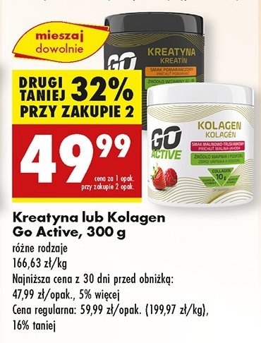 Kolagen truskawka-malina Go active promocja