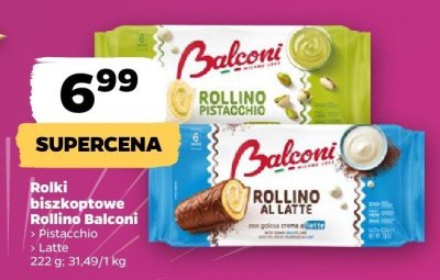Rolki biszkoptowe Rollino Latte promocja w Netto