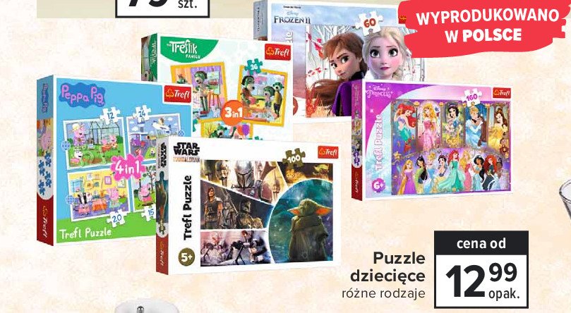 Puzzle star wars 100 element贸w Trefl promocja