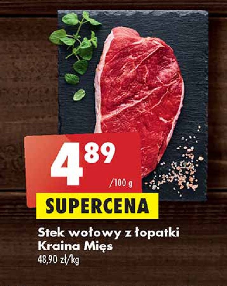 Stek wołowy z łopatki Kraina mięs promocje