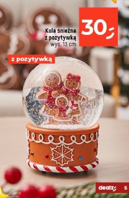 Kula śnieżna z pozytywką promocja w Dealz