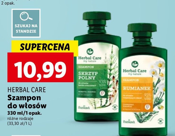 Szampon rumianek Farmona herbal care promocja