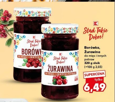 Borówka do mięs K-classic stąd takie dobre! promocja