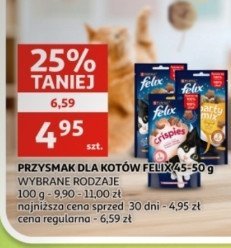 Karma dla kota 艂oso艣-pstr膮g Purina felix crispies promocja