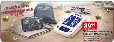 Ciśnieniomierz naramienny Tech-Med TMA-Control 3 promocja w Leclerc