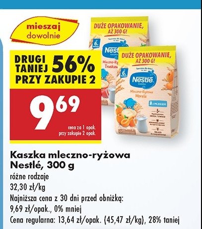 Kaszka mleczno-ryżowa truskawka Nestle kaszka promocja