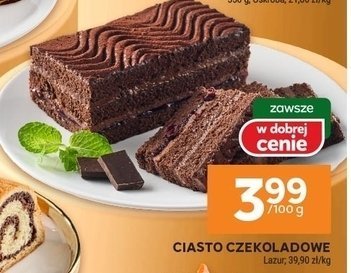Ciasto czekoladowe Lazur promocja w Stokrotka