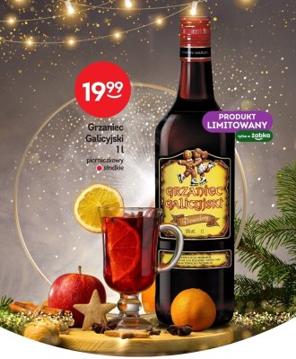 Napój Grzaniec Galicyjski pierniczkowy słodkie promocja w Żabka