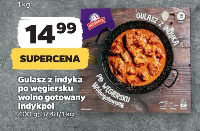 Gulasz z indyka po węgiersku Indykpol promocja w Netto