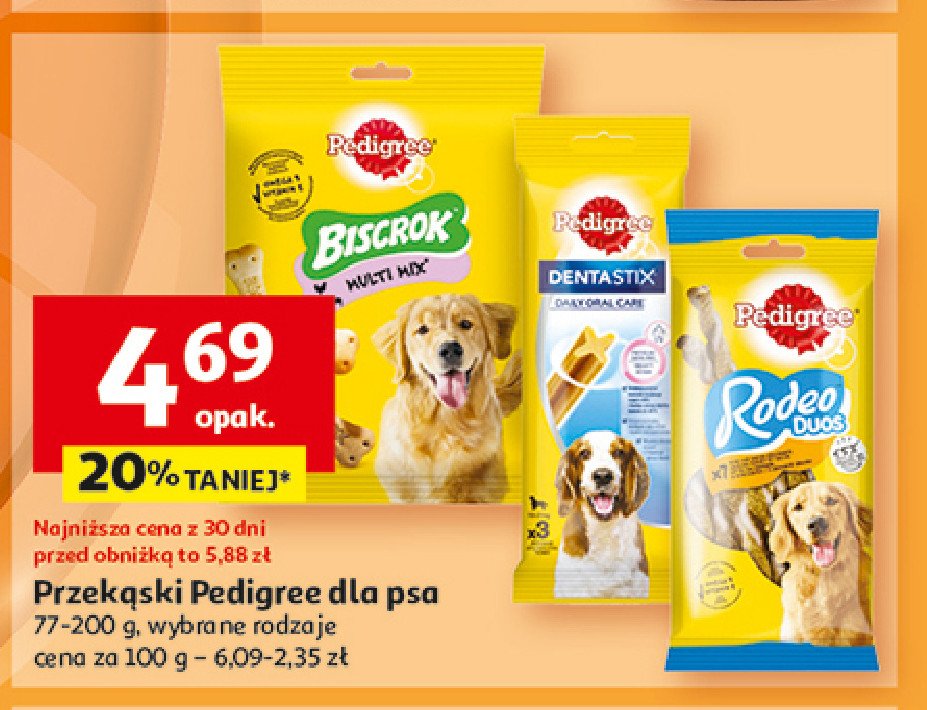 Przysmak dla psa z kurczakiem Pedigree rodeo promocja