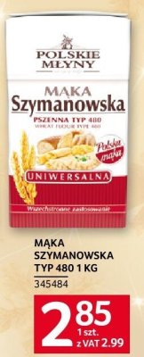 Mąka Szymanowska TYP 480 1KG promocja w Selgros