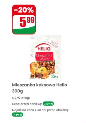 Mieszanka keksowa 300g promocja w Dino