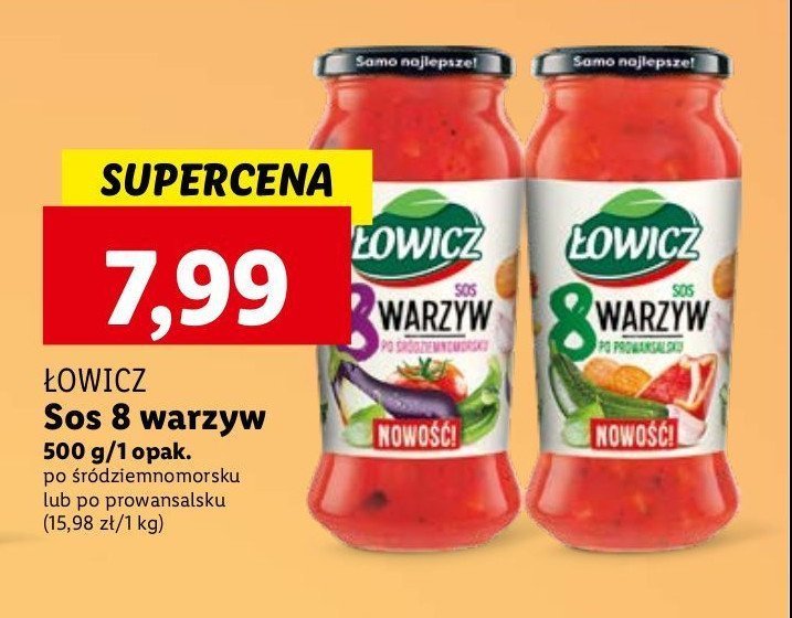 Sos 8 warzyw po śródziemnomorsku Łowicz promocja