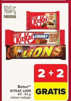 Baton KitKat 40-42g promocja w Carrefour Market