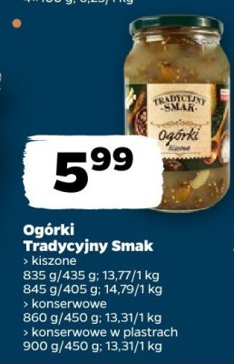 Ogórki konserwowe promocja w Netto