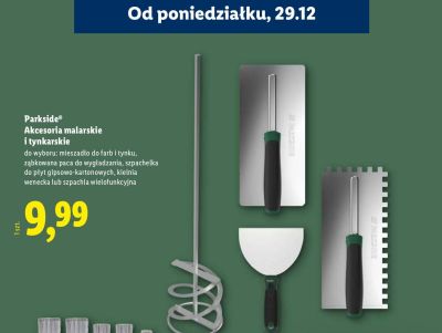 Akcesoria malarskie i tynkarskie promocja w Lidl