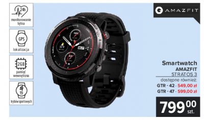Smartwatch stratos 3 Amazfit promocja
