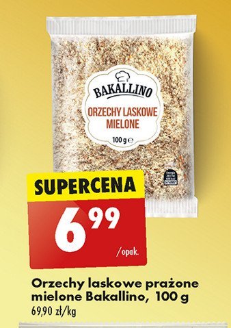 Orzechy laskowe mielone Bakallino promocja