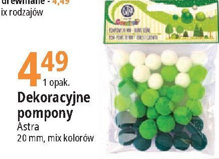 Pompony Astra promocja
