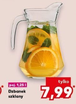 Dzbanek szklany 1.25 l promocja