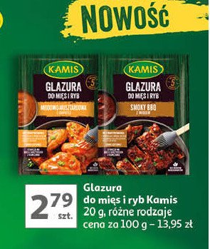 Glazura do mięs i ryb miodowo- musztardowa z chipotle Kamis promocja