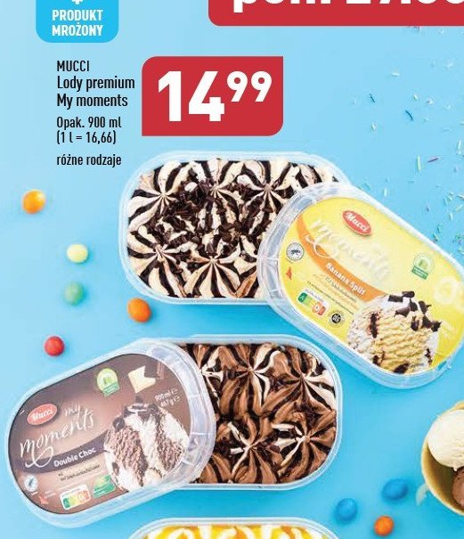 Lody double choc Mucci promocja