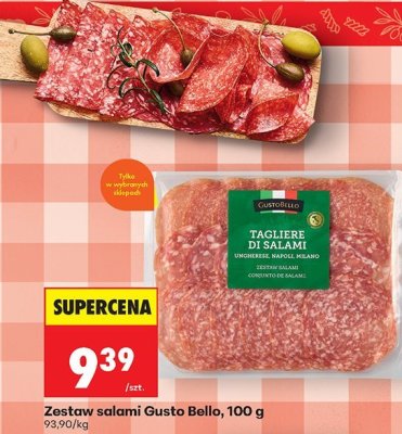 Zestaw salami Tagliere di Salami Gusto Bello promocja w Biedronka