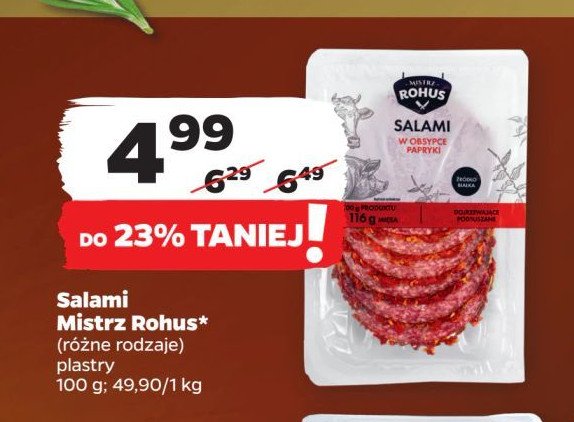 Salami w obsypce papryki Mistrz rohus promocja