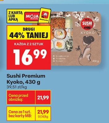 Sushi Premium 430 g promocja w Biedronka