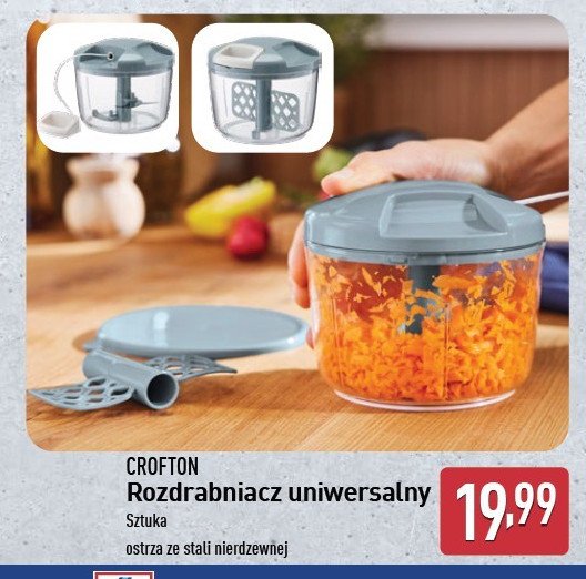 Rozdrabniacz uniwersalny Crofton promocja w Aldi