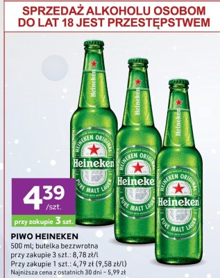 Piwo Heineken promocja w Stokrotka