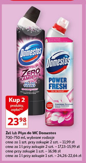Żel do wc floral Domestos power fresh (wcześniej total hygiene) promocja
