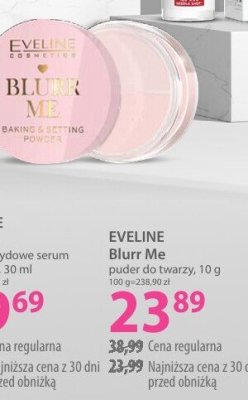 Puder do twarzy Eveline Blurr Me Baking & Setting Powder promocja w Hebe