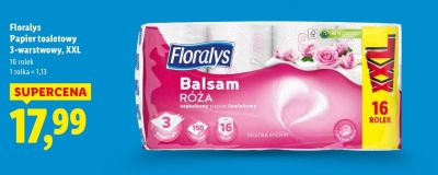 Papier Floralys toaletowy 3-warstwowy XXL promocja w Lidl