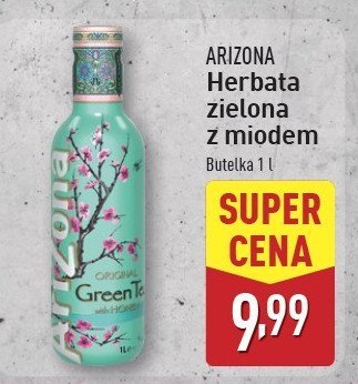 Napój zielona herbata z miodem Arizona promocja