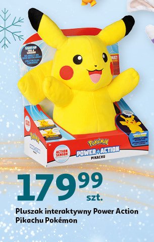 Pluszak pikachu power action WICKED COOL TOYS promocja w Auchan