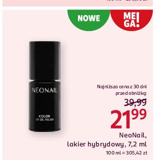 Lakier hybrydowy ripe cherry NEONAIL GEL POLISH COLOR promocja w Rossmann