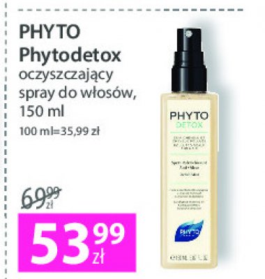 Spray do włosów oczyszczający Phyto phytodetox promocja