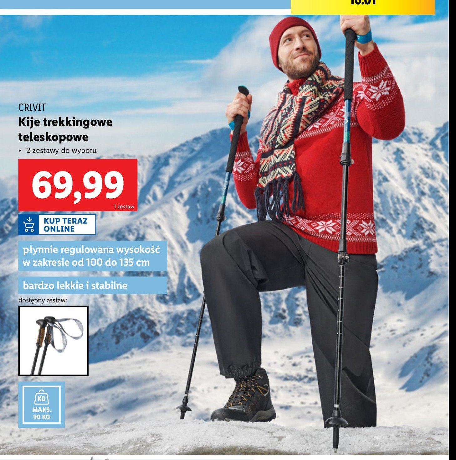 Kijki do trekkingu Crivit promocja