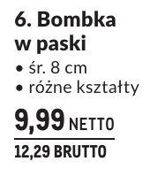 Bombka w paski duża promocja w Makro