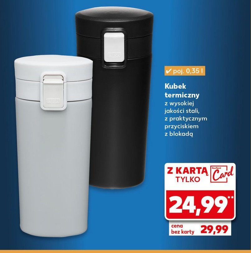 Kubek termiczny 350 ml promocja w Kaufland