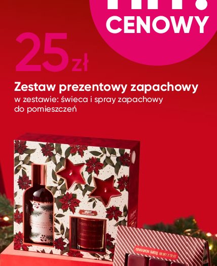 Zestaw w pudełku zapachowy spray winter garden + świeca winter garden promocja w Pepco