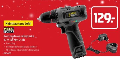 Wkrętarka kompaktowa MEEC TOOLS 12 V 28 Nm 2 Ah promocja w Jula