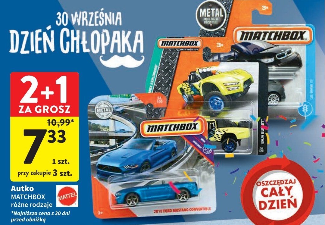 Autko Mattel promocja