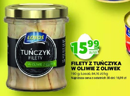 Tuńczyk filety w oliwie z oliwek Łosoś ustka promocja