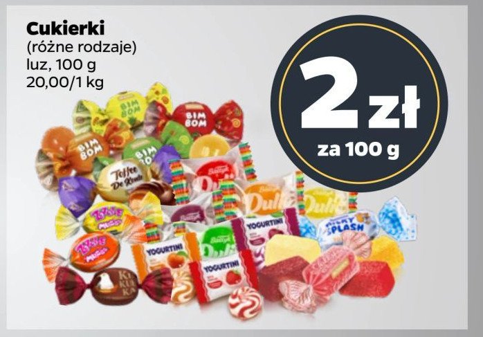 Cukierki yogurtini broskwiniowe Roshen promocja