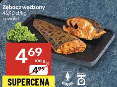 Żebacz wędzony kawałki Delikatesy Centrum promocja w Delikatesy Centrum
